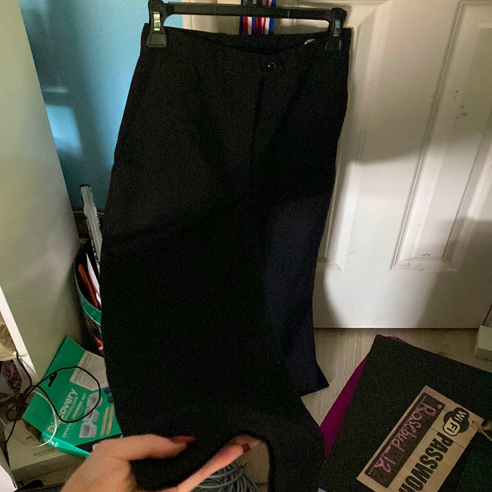 Defense Logistics Agency Size 8 Petite Black Slacks